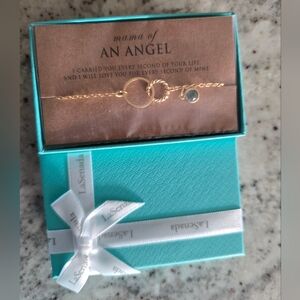 Miscarriage Bracelet With March Birthstone